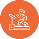 Treadmill workout in Newport News gym